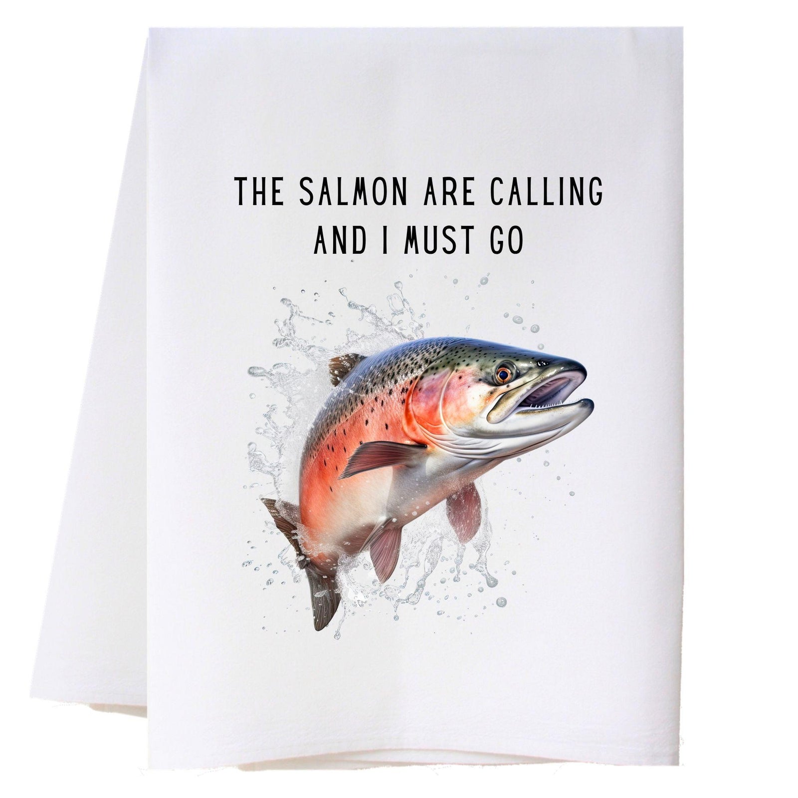 Salmon Are Calling Kitchen Towel Kitchen Towels - Southern Sisters