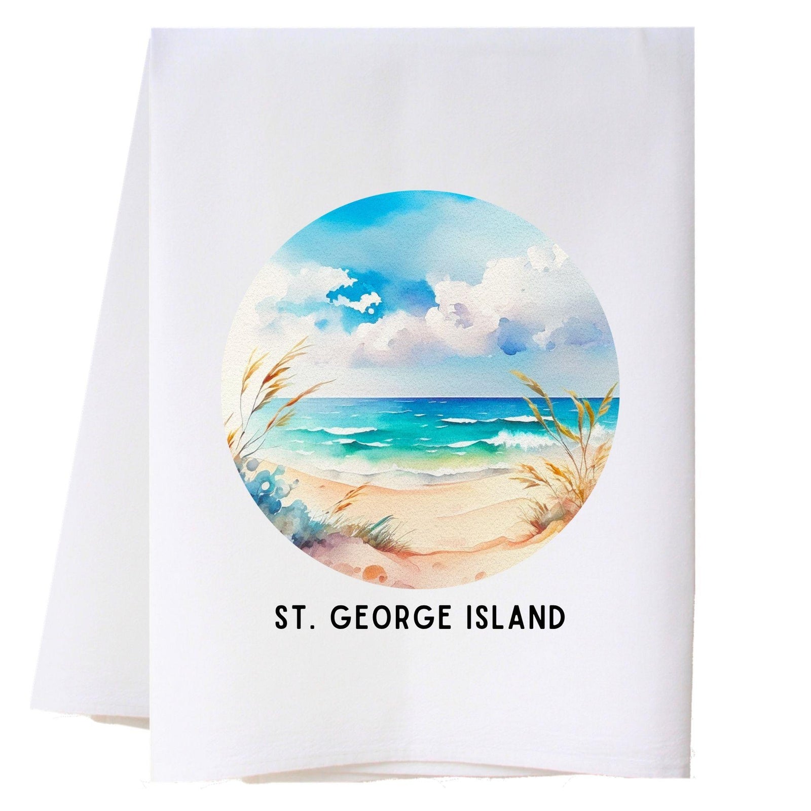 Sandy Beach 1 Kitchen Towel Kitchen Towels - Southern Sisters