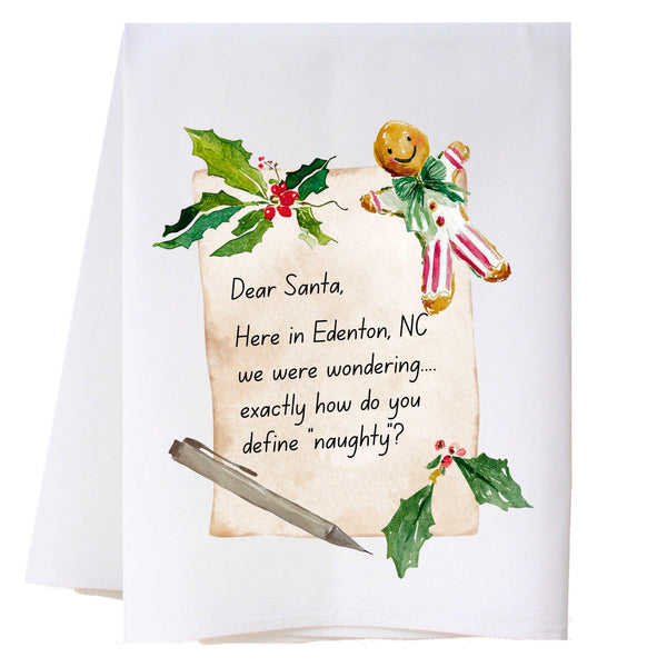 Santa Letter Kitchen Towel
