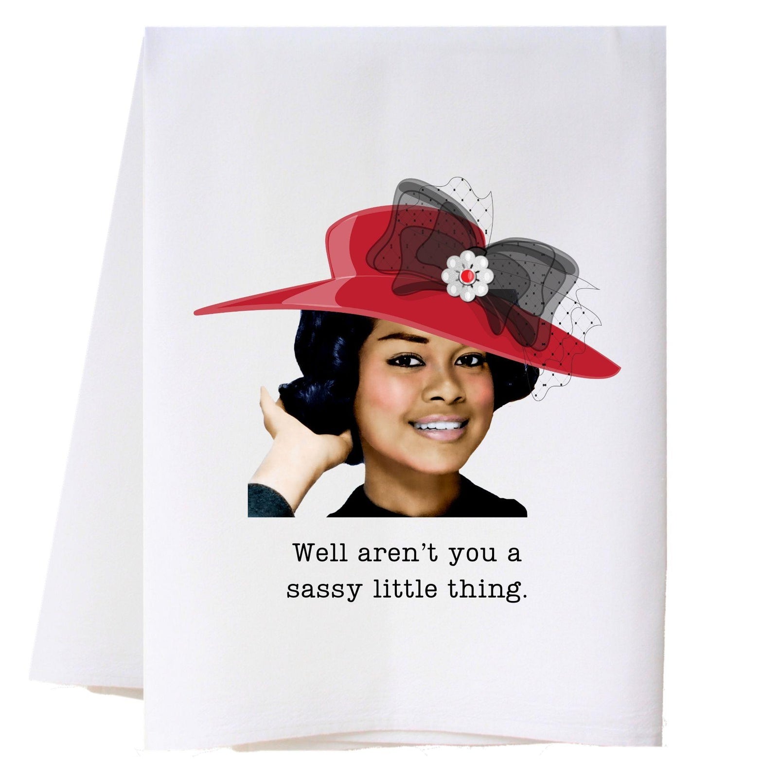 Sassy Little Thing - African American Kitchen Towel