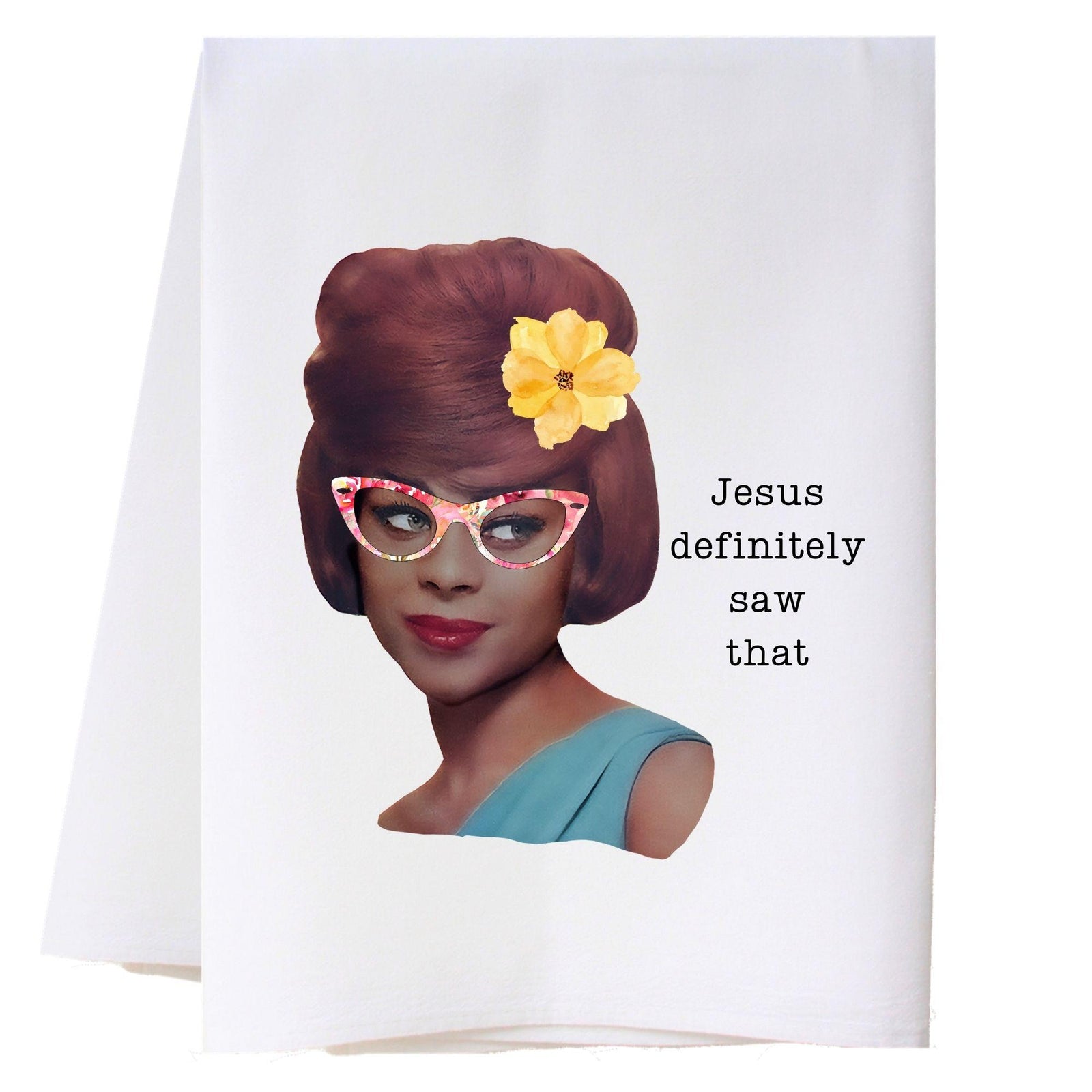 Saw That - African American Kitchen Towel