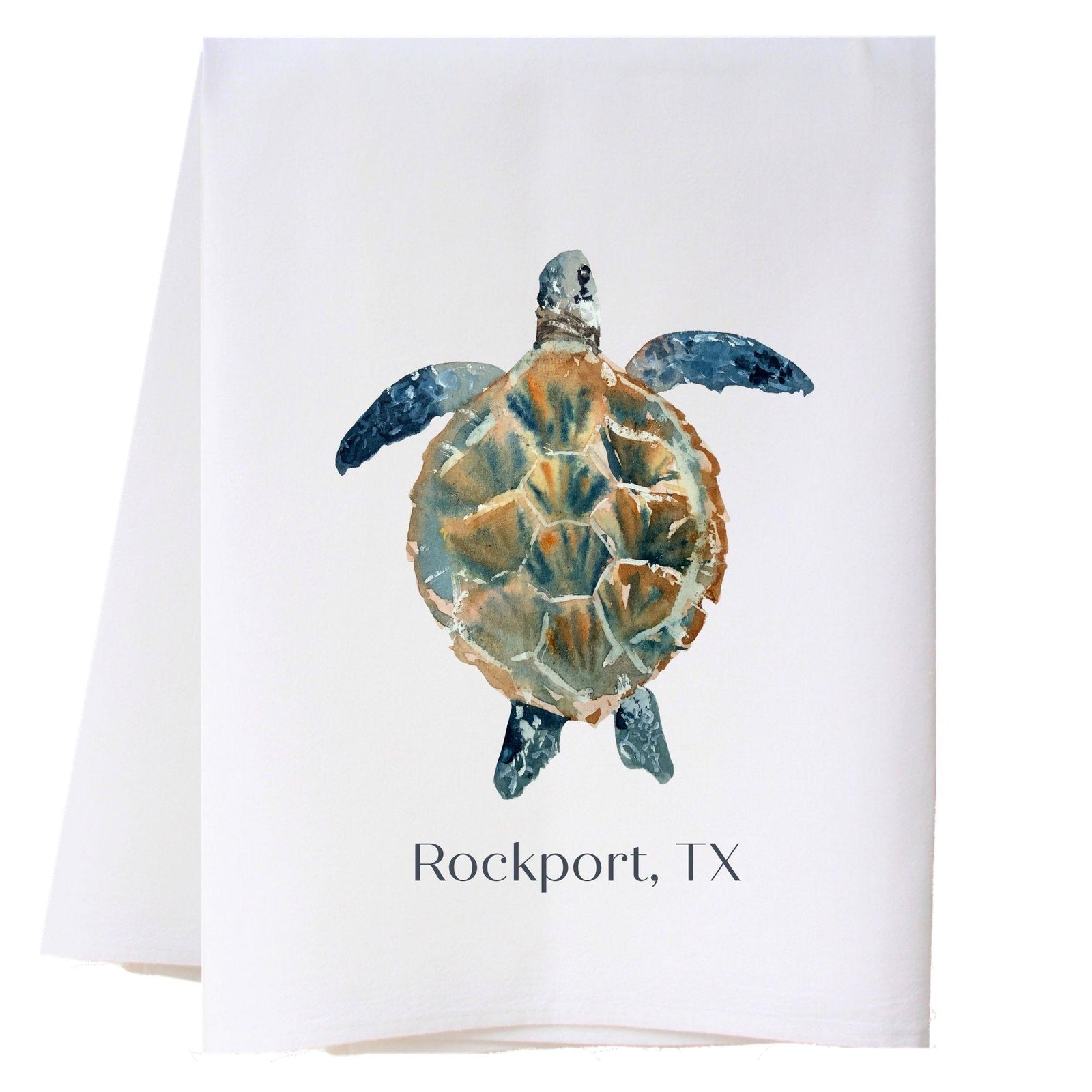 Sea Turtle - Natural Kitchen Towel Kitchen Towels - Southern Sisters