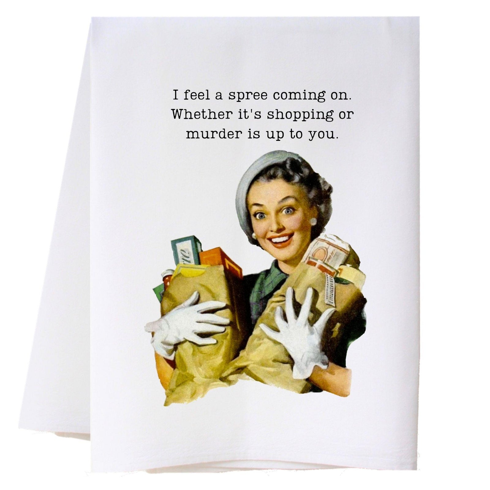 Shopping Or Murder Kitchen Towel Kitchen Towels - Southern Sisters
