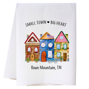 Small Town Big Heart Kitchen Towel Kitchen Towels - Southern Sisters