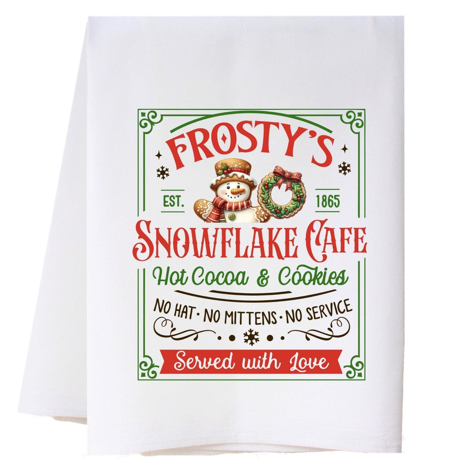 Snowflake Café Kitchen Towel