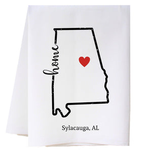 State Outline Home Kitchen Towel Kitchen Towels - Southern Sisters