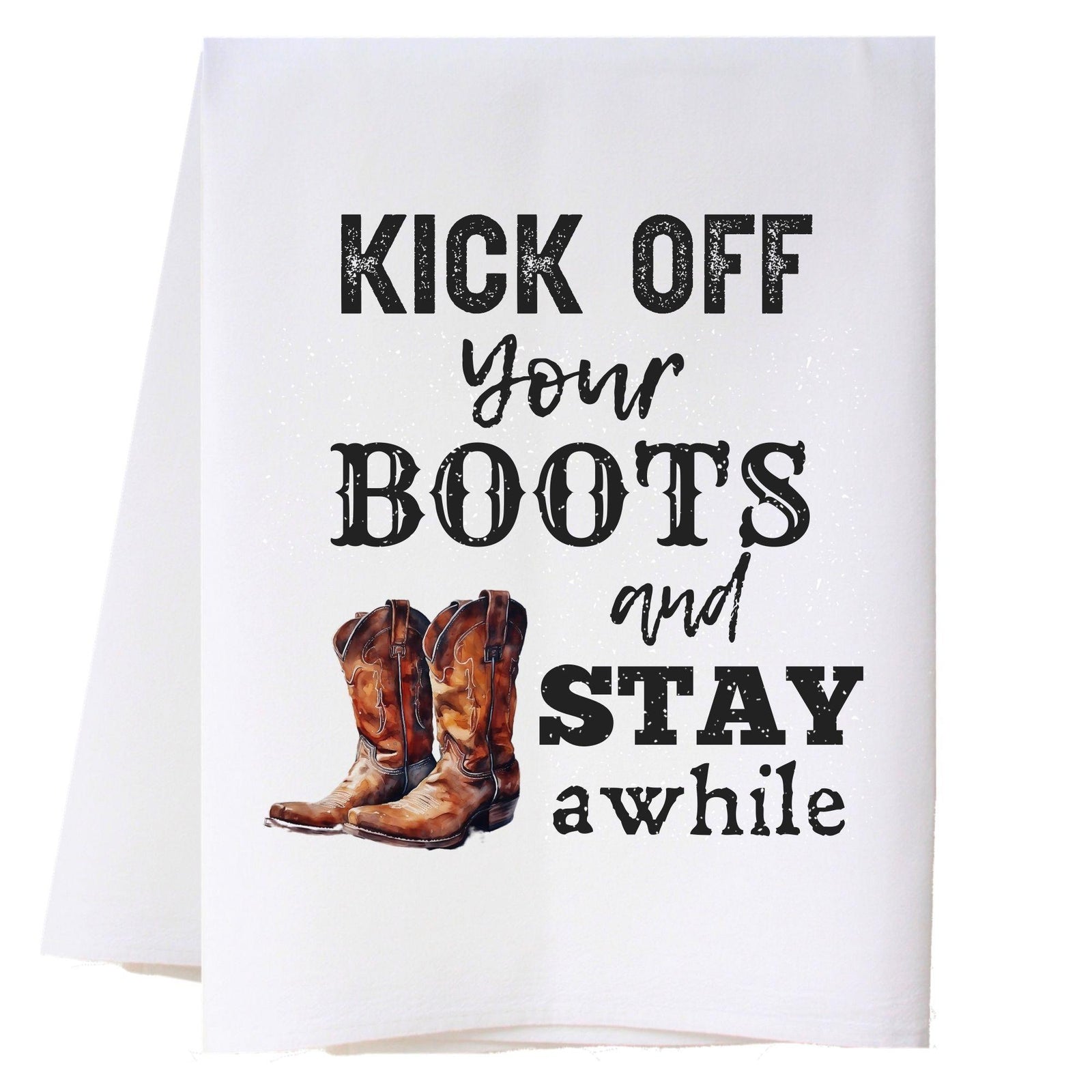 Stay Awhile Kitchen Towel