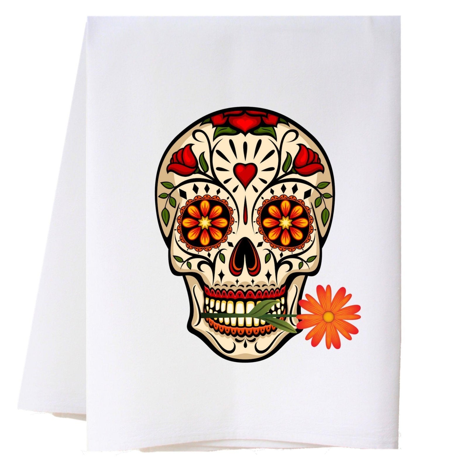 Sugar Skull 2 Kitchen Towel Kitchen Towels - Southern Sisters