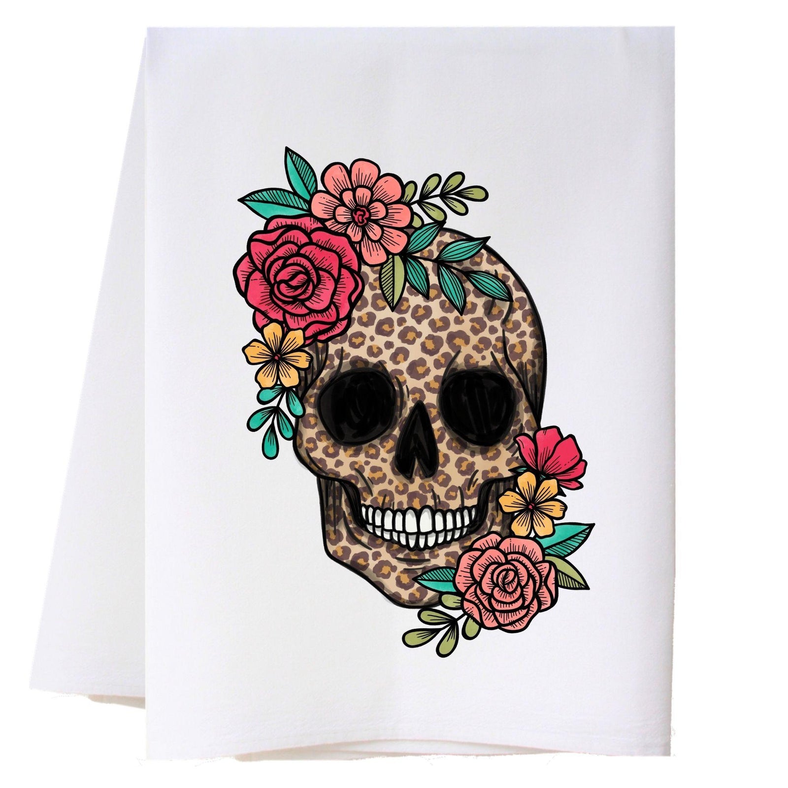 Sugar Skull 5 Kitchen Towel Kitchen Towels - Southern Sisters