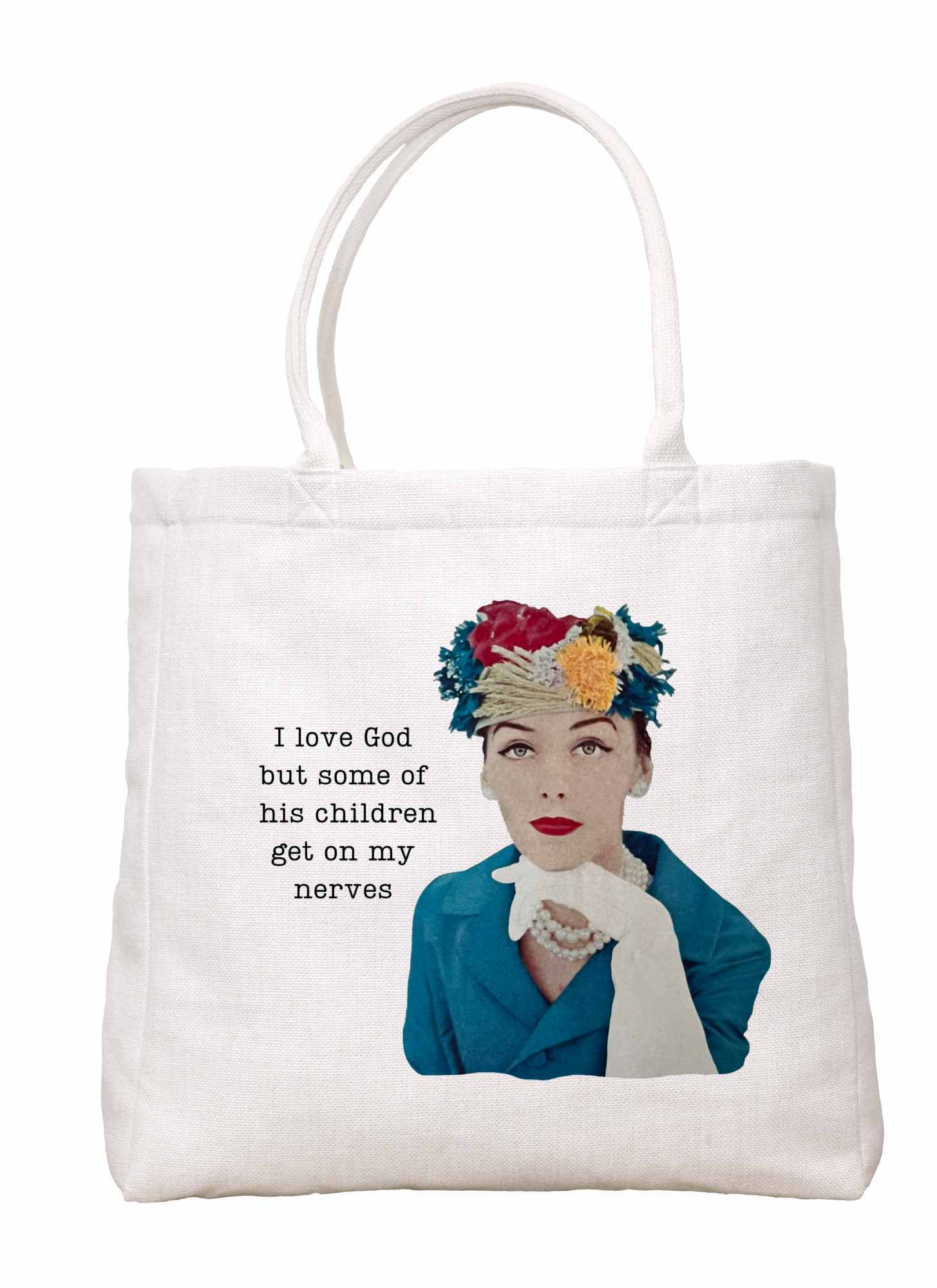 On My Nerves Tote Bag