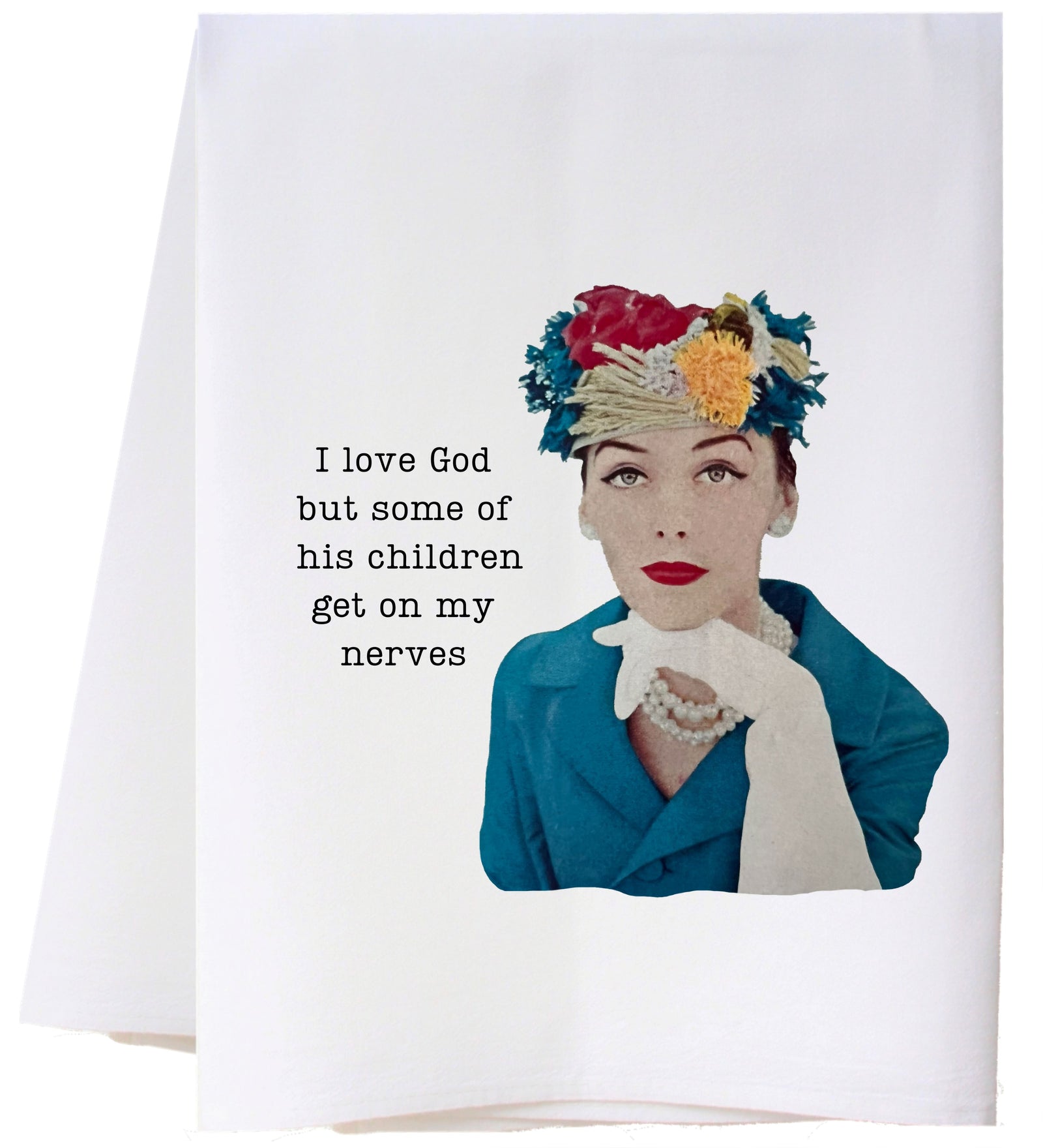 On My Nerves Kitchen Towel