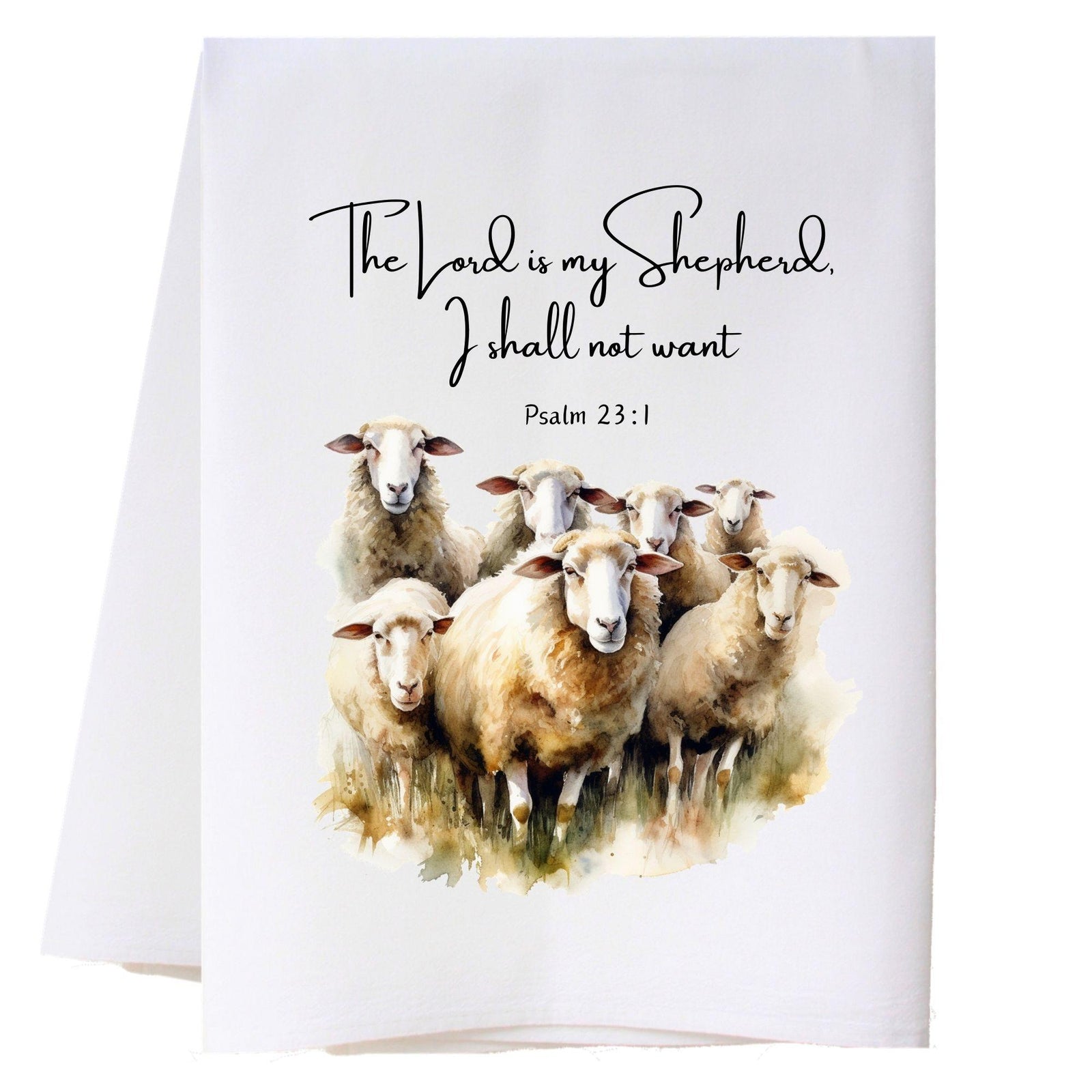 The Lord Is My Shepherd Kitchen Towel