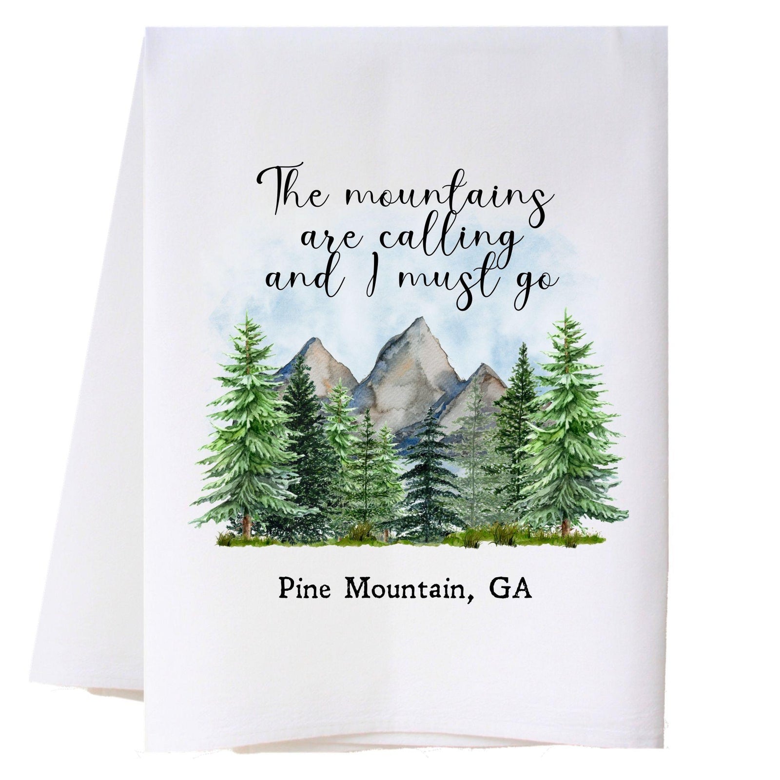 The Mountains Are Calling Kitchen Towel Kitchen Towels - Southern Sisters
