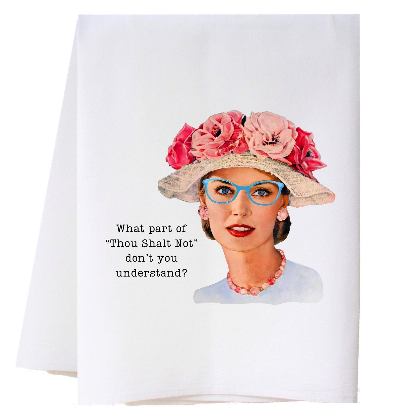 Thou Shalt Not Kitchen Towel