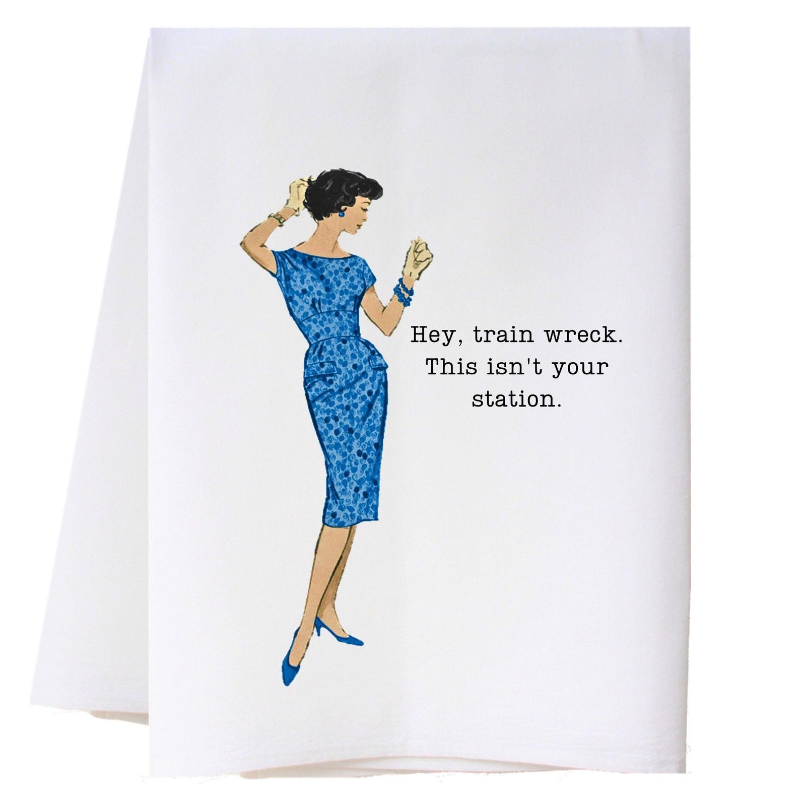 Train Wreck Kitchen Towel Kitchen Towels - Southern Sisters