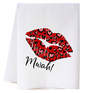 Valentine Kiss Kitchen Towel