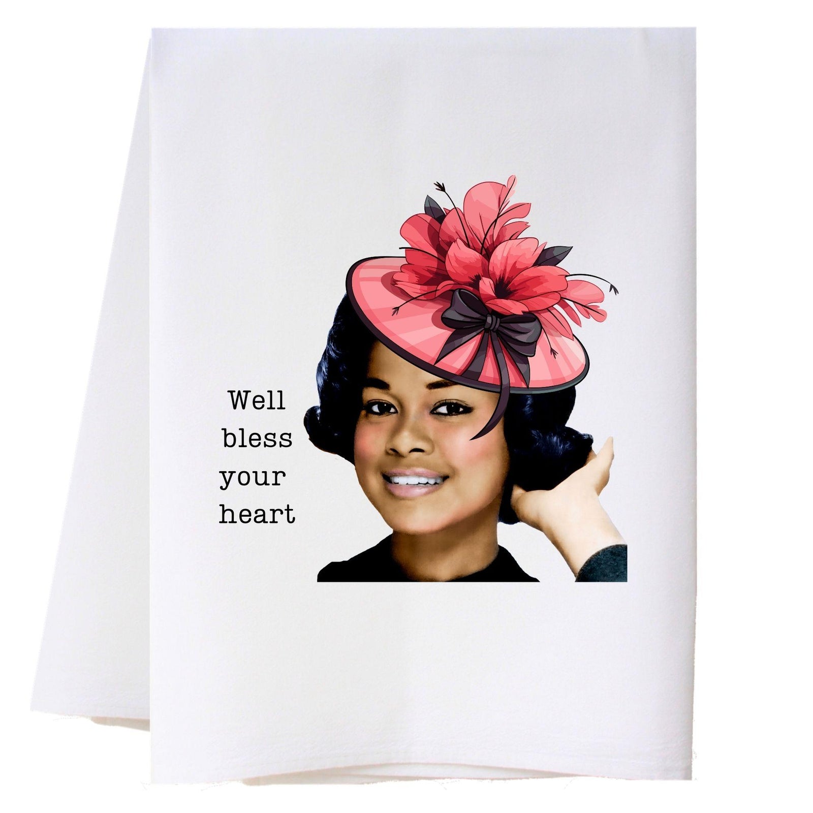 Well Bless Your Heart - African American Kitchen Towel
