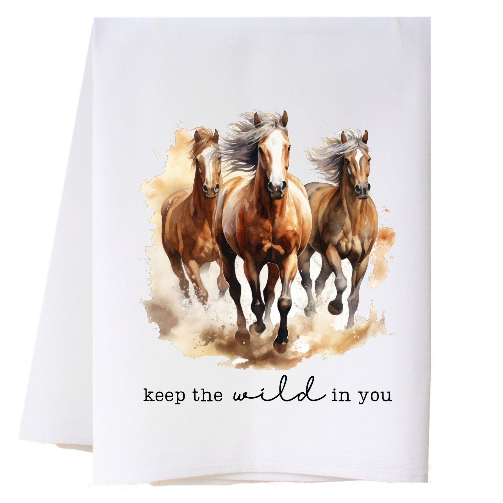 Wild Horses Kitchen Towel