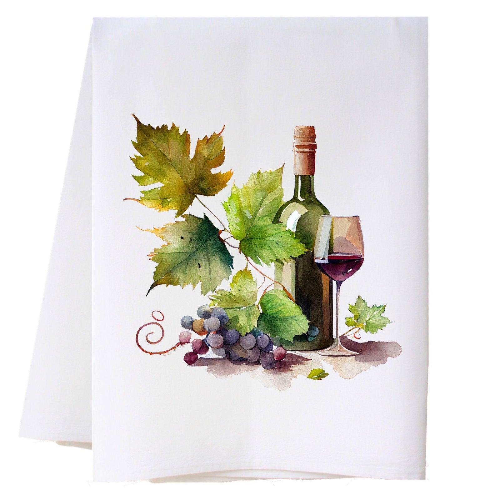 Wine And Grapes Kitchen Towel Kitchen Towels - Southern Sisters