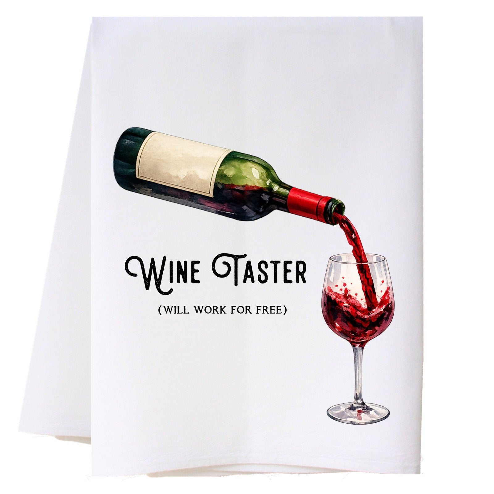 Wine Taster Kitchen Towel