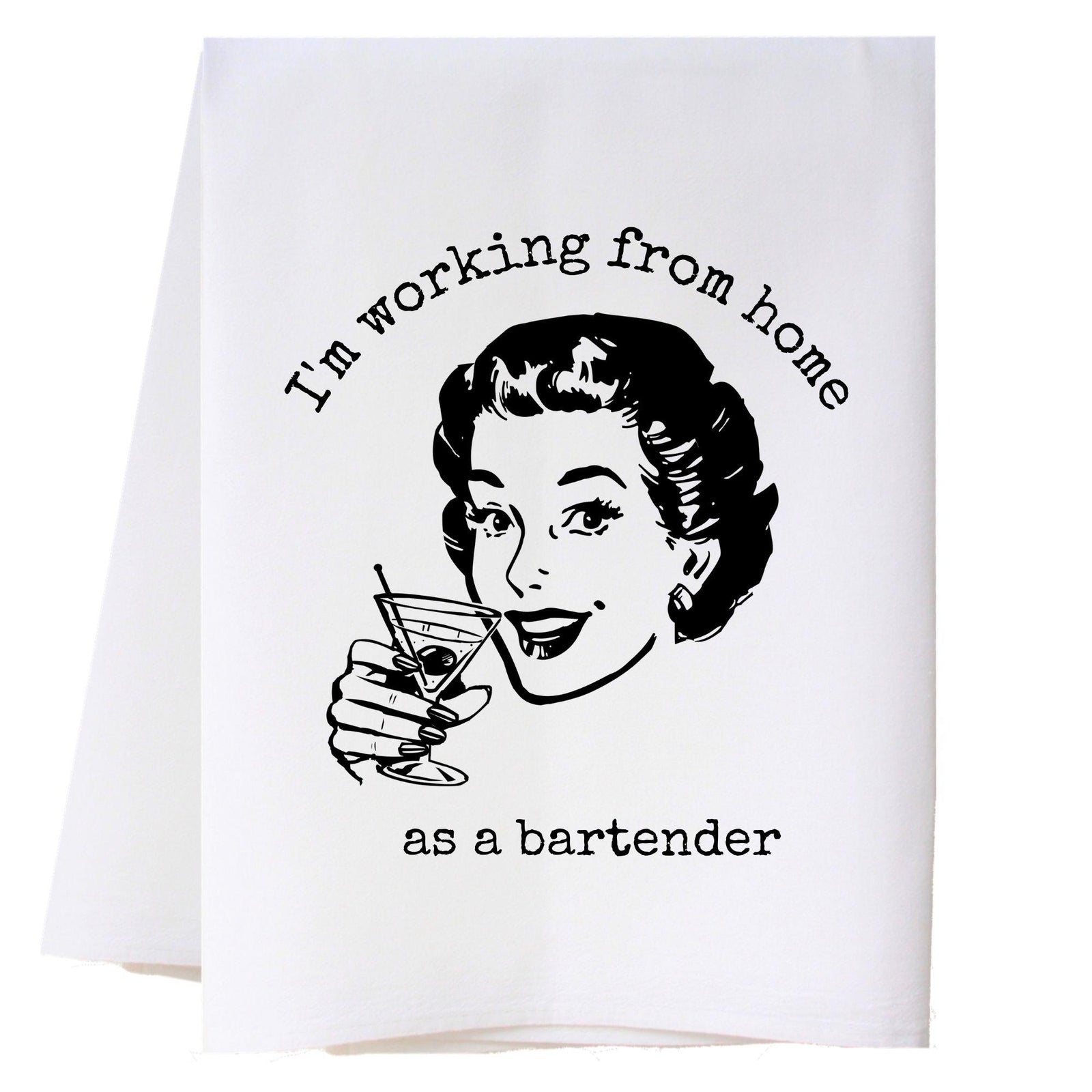 Working From Home Kitchen Towel