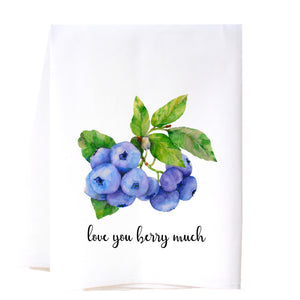 Blueberries Flour Sack Towel Kitchen Towel/Dishcloth - Southern Sisters
