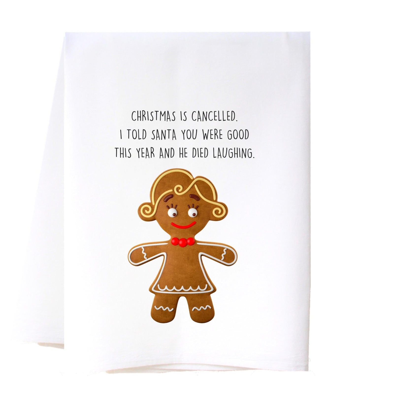 Christmas is Cancelled Flour Sack Towel Kitchen Towel/Dishcloth - Southern Sisters