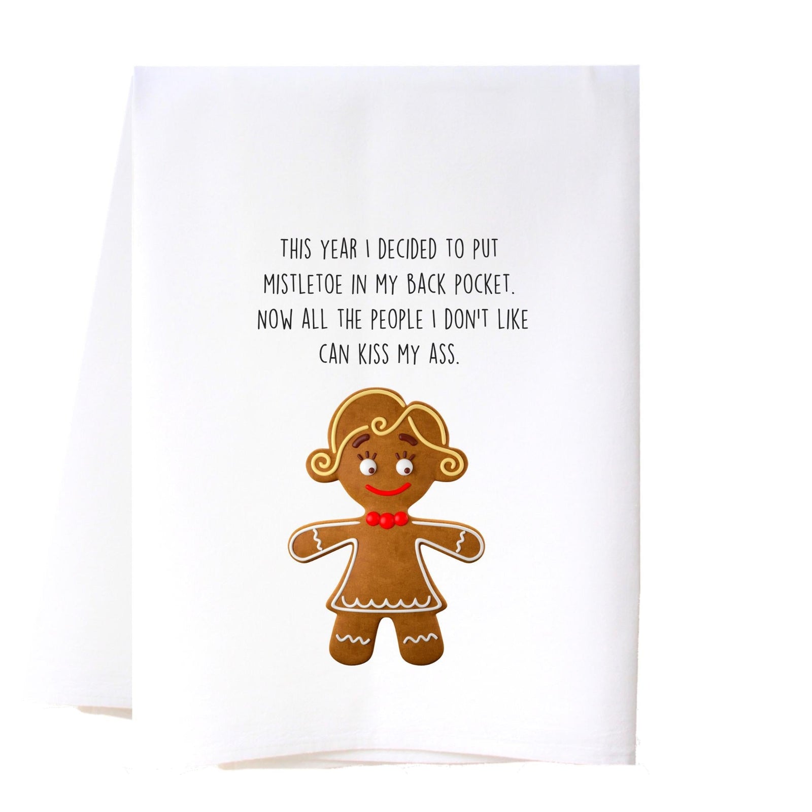 Mistletoe Back Pocket Flour Sack Towel Kitchen Towel/Dishcloth - Southern Sisters