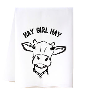 Hay Girl Hay Flour Sack Towel Kitchen Towel/Dishcloth - Southern Sisters