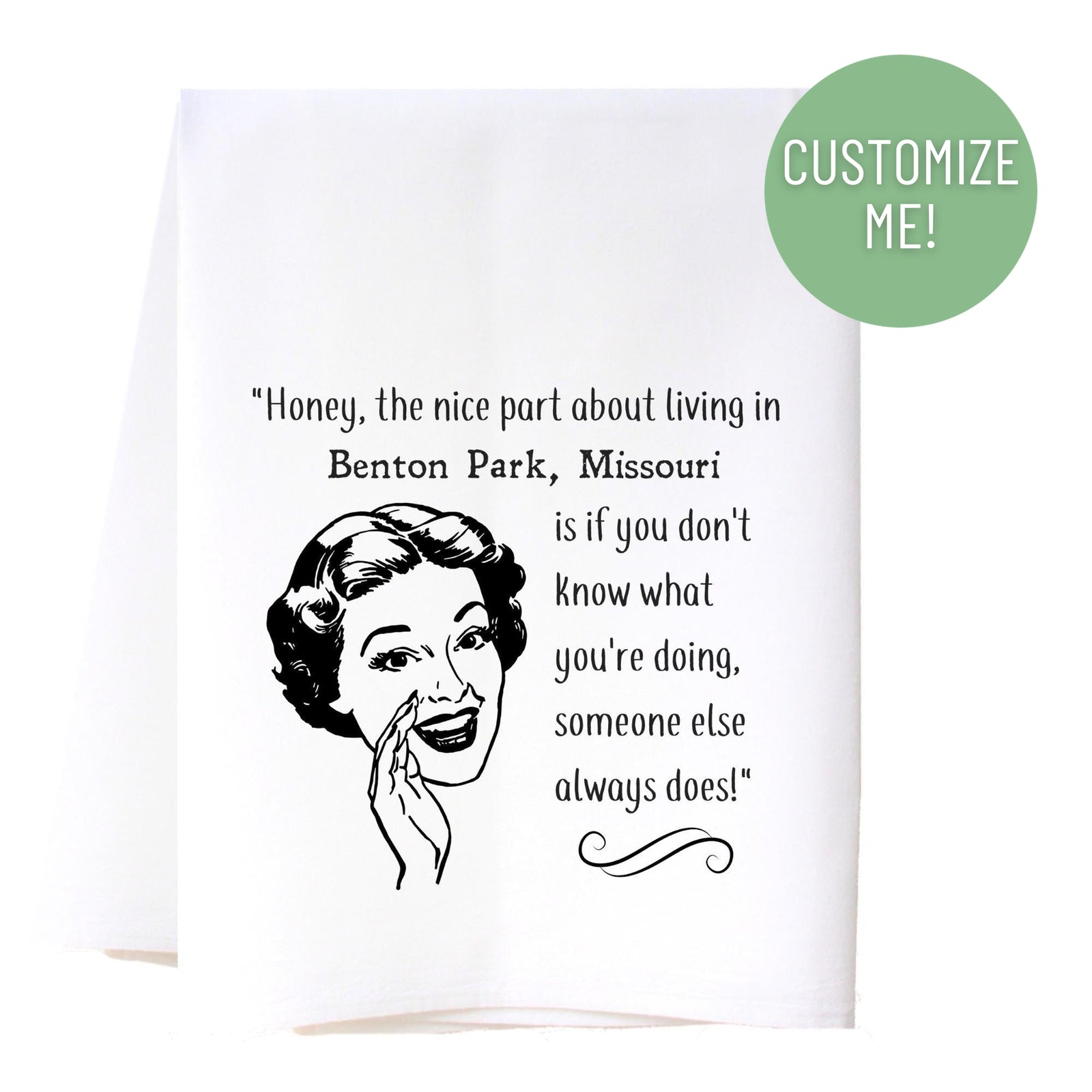 Honey Flour Sack Towel Kitchen Towel - Southern Sisters