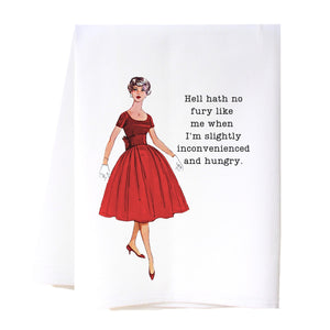 Inconvenienced and Hungry Flour Sack Towel Kitchen Towel/Dishcloth - Southern Sisters