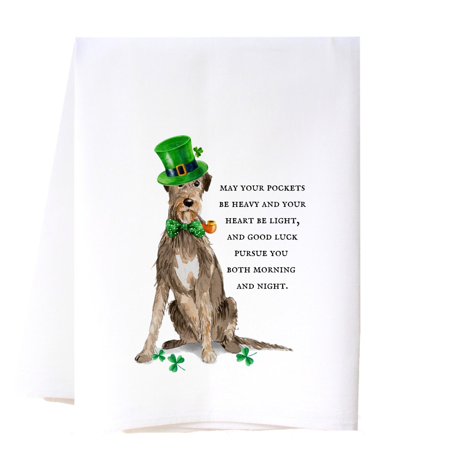 Irish Wolf Hound Flour Sack Towel Kitchen Towel/Dishcloth - Southern Sisters