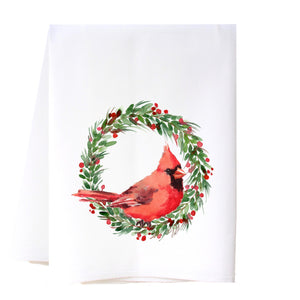 Joyful Cardinal Flour Sack Towel Kitchen Towel/Dishcloth - Southern Sisters