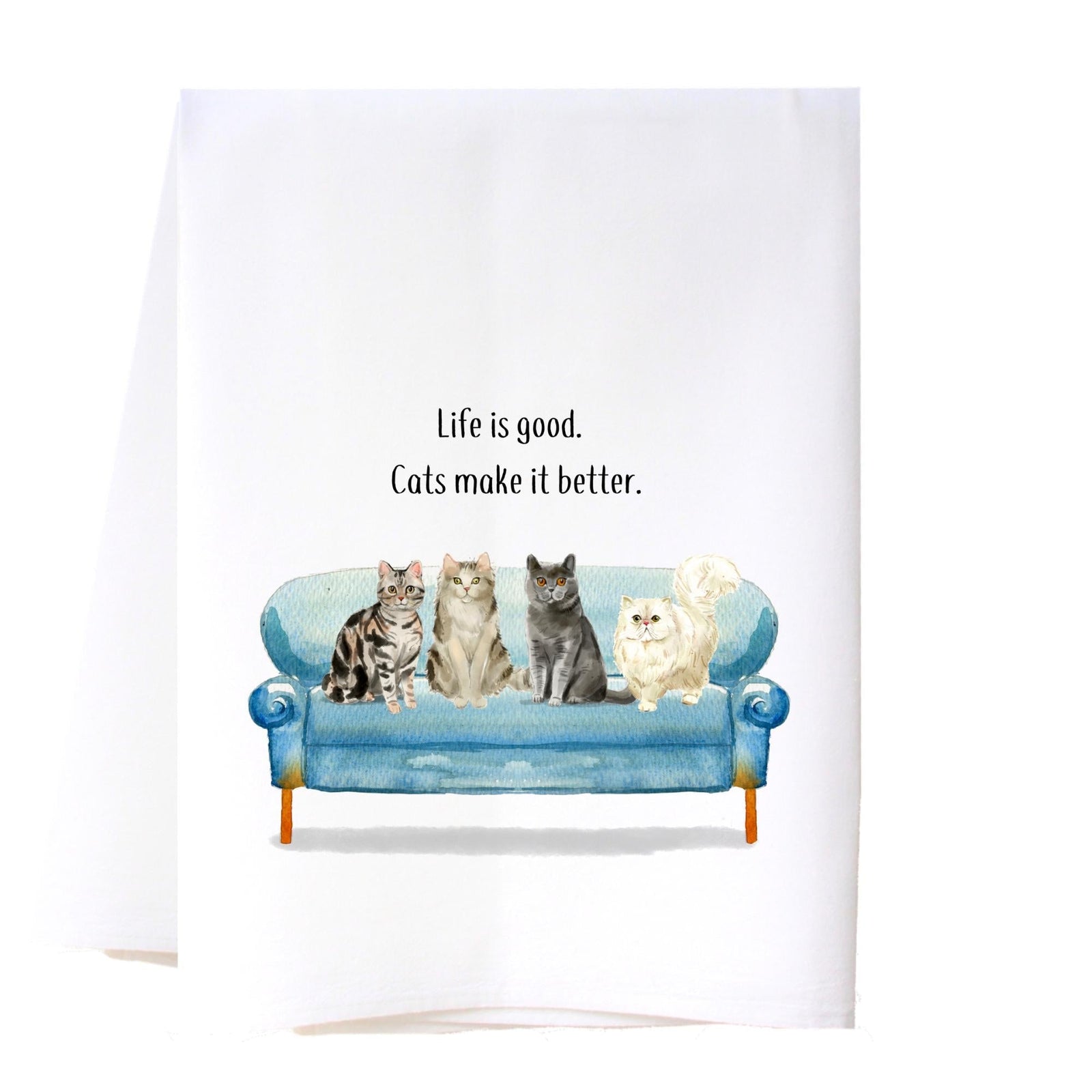 Life Is Good Flour Sack Towel Kitchen Towel/Dishcloth - Southern Sisters