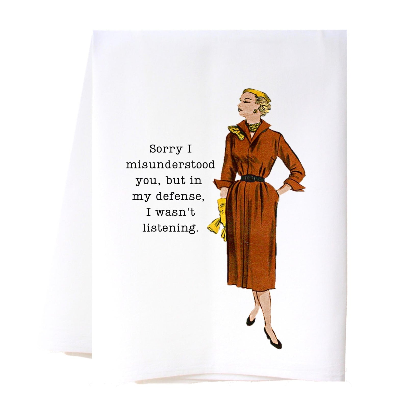 Misunderstood Flour Sack Towel Kitchen Towel/Dishcloth - Southern Sisters