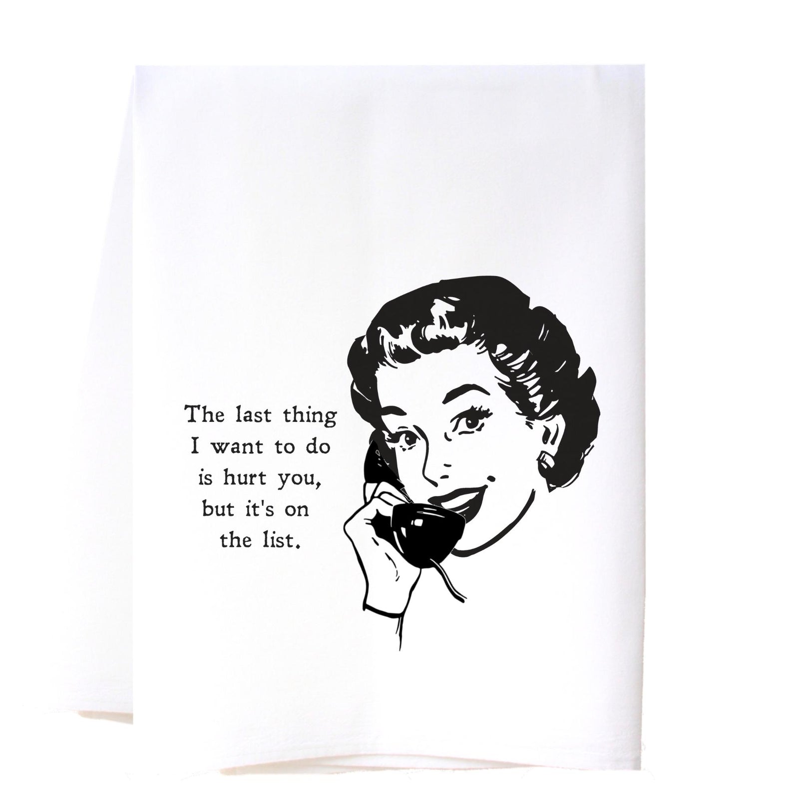 On The List Kitchen Towel