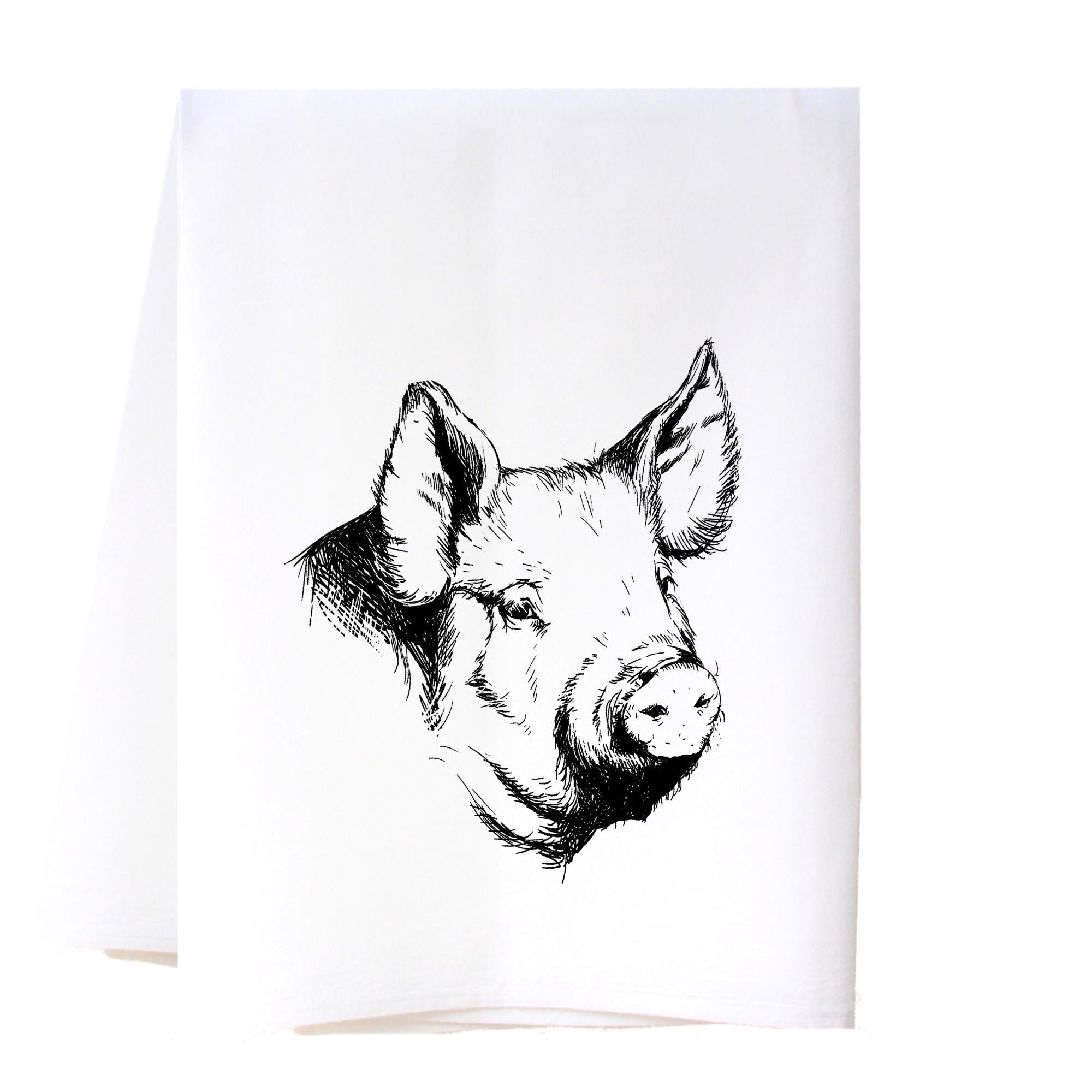 Pig Flour Sack Towel Kitchen Towel/Dishcloth - Southern Sisters