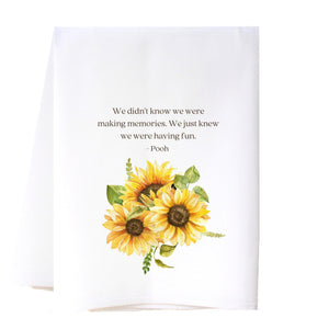 Pooh Making Memories Flour Sack Towel Kitchen Towel/Dishcloth - Southern Sisters