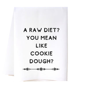 Raw Diet Flour Sack Towel Kitchen Towel/Dishcloth - Southern Sisters