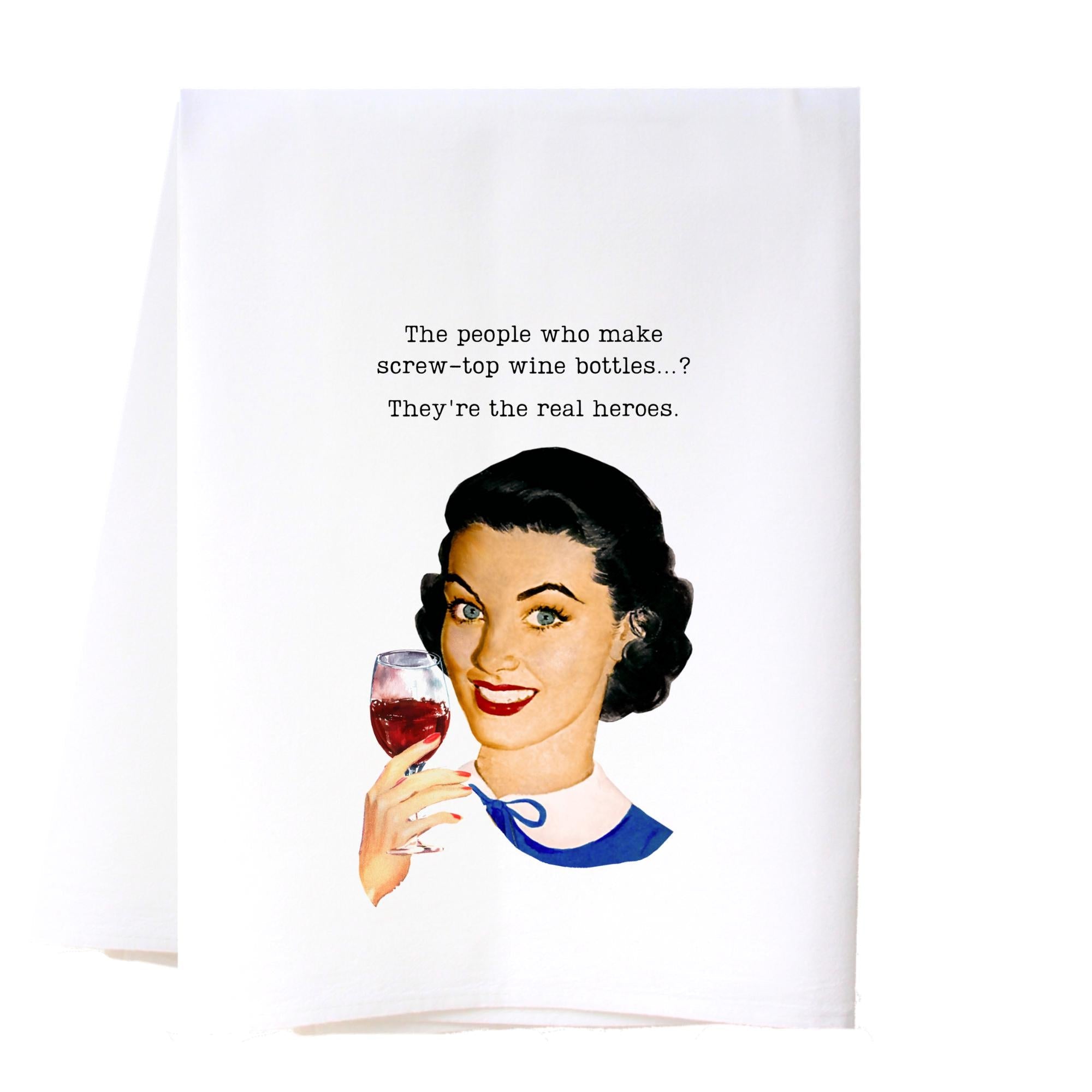 Real Heroes Flour Sack Towel Kitchen Towel/Dishcloth - Southern Sisters