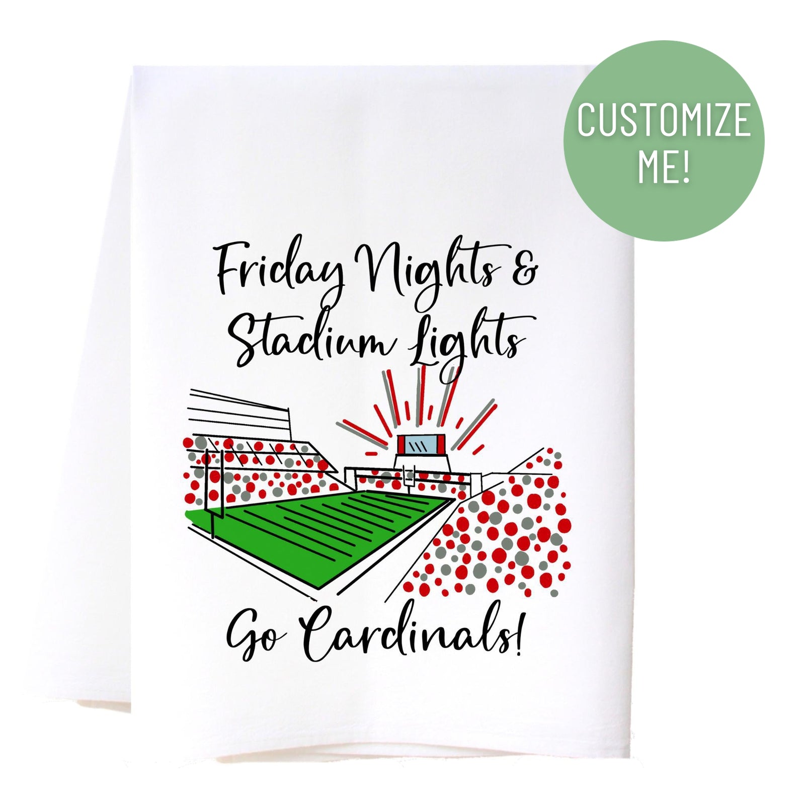 Stadium Lights Kitchen Towel