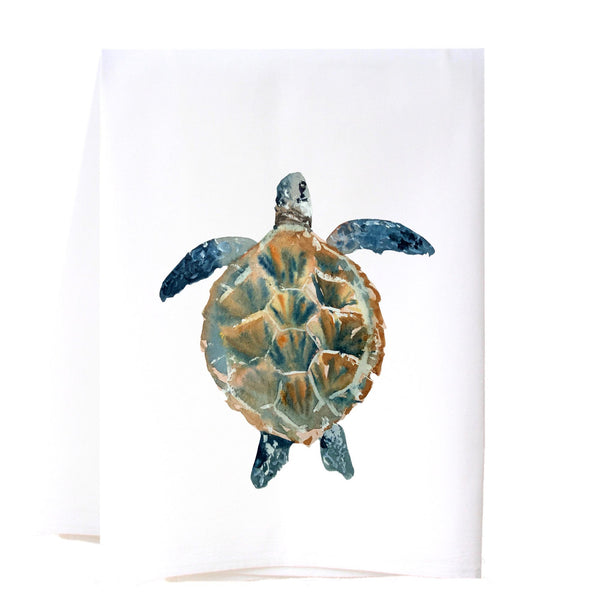 Sea Turtle Flour Sack Towel - Cora & Pate