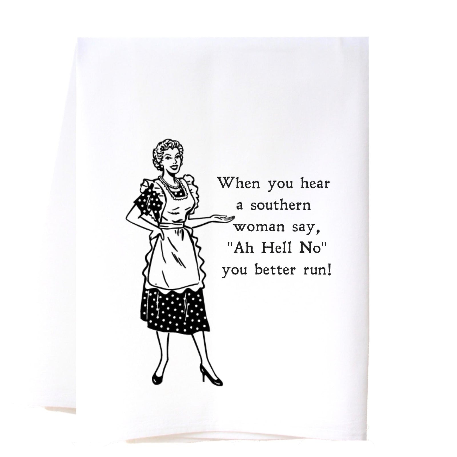 Southern Woman Flour Sack Towel Kitchen Towel/Dishcloth - Southern Sisters