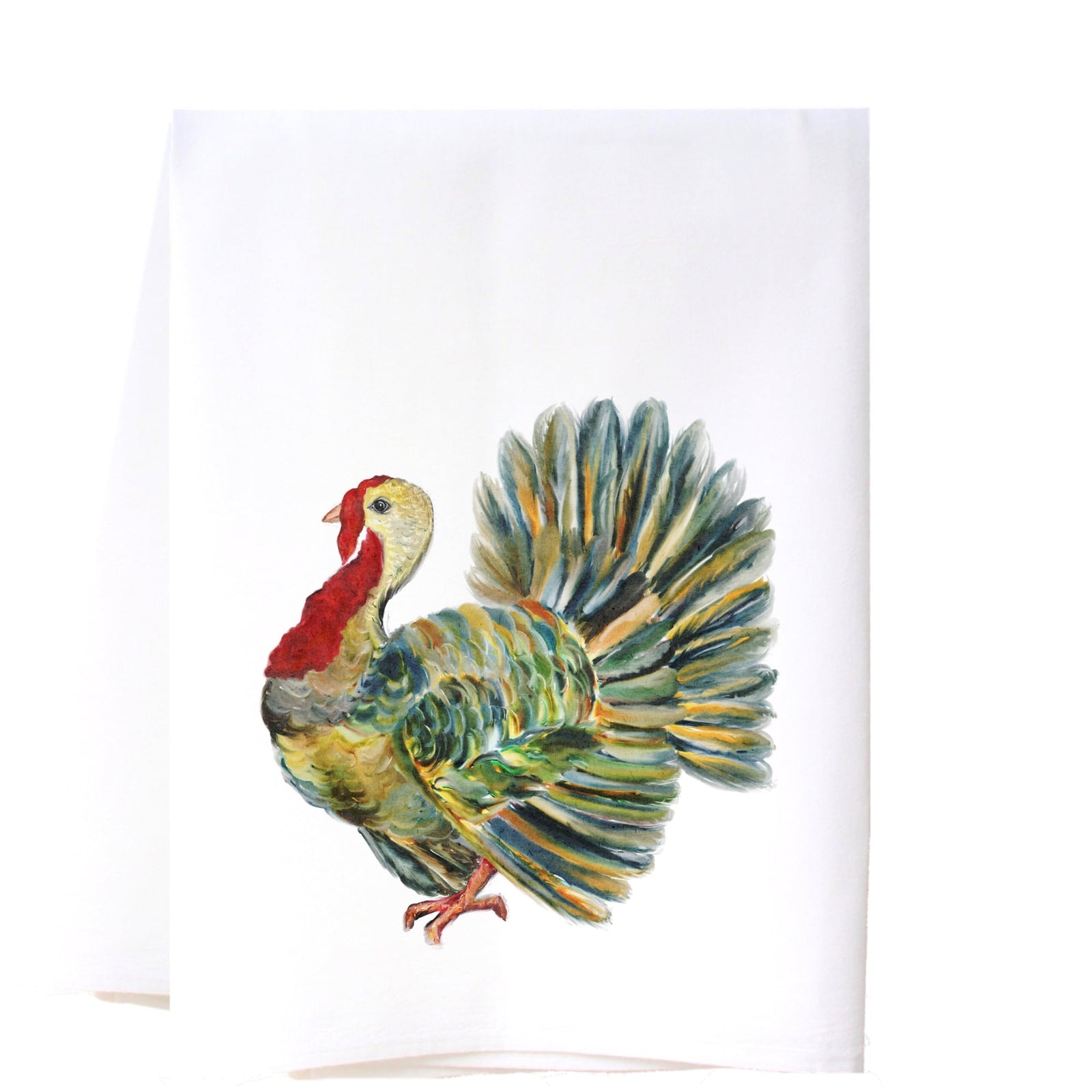 Green Turkey Flour Sack Towel Kitchen Towel/Dishcloth - Southern Sisters