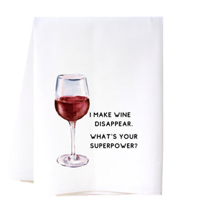 Wine Disappear Flour Sack Towel Kitchen Towel/Dishcloth - Southern Sisters