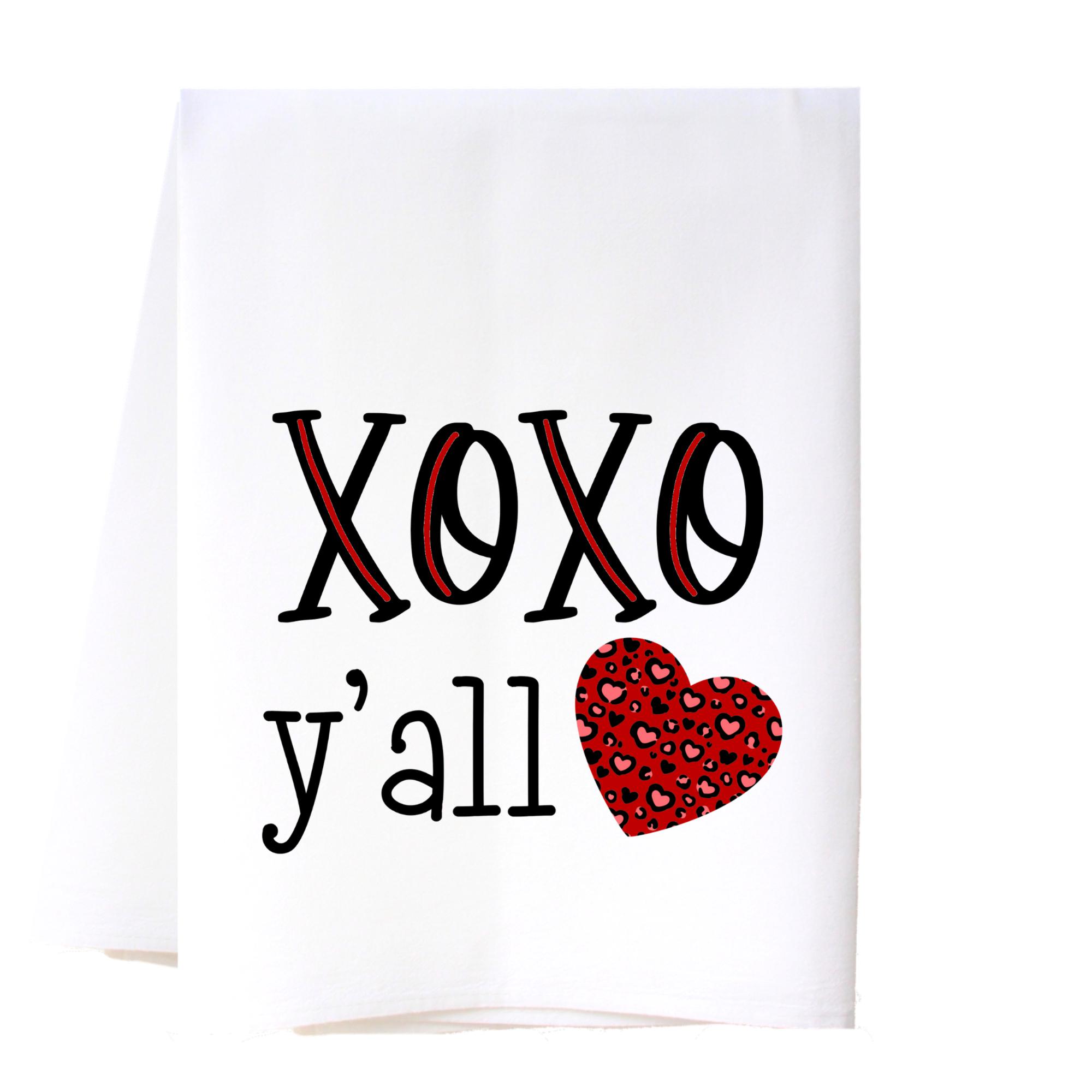 Xoxo Y'all Flour Sack Towel Kitchen Towel/Dishcloth - Southern Sisters