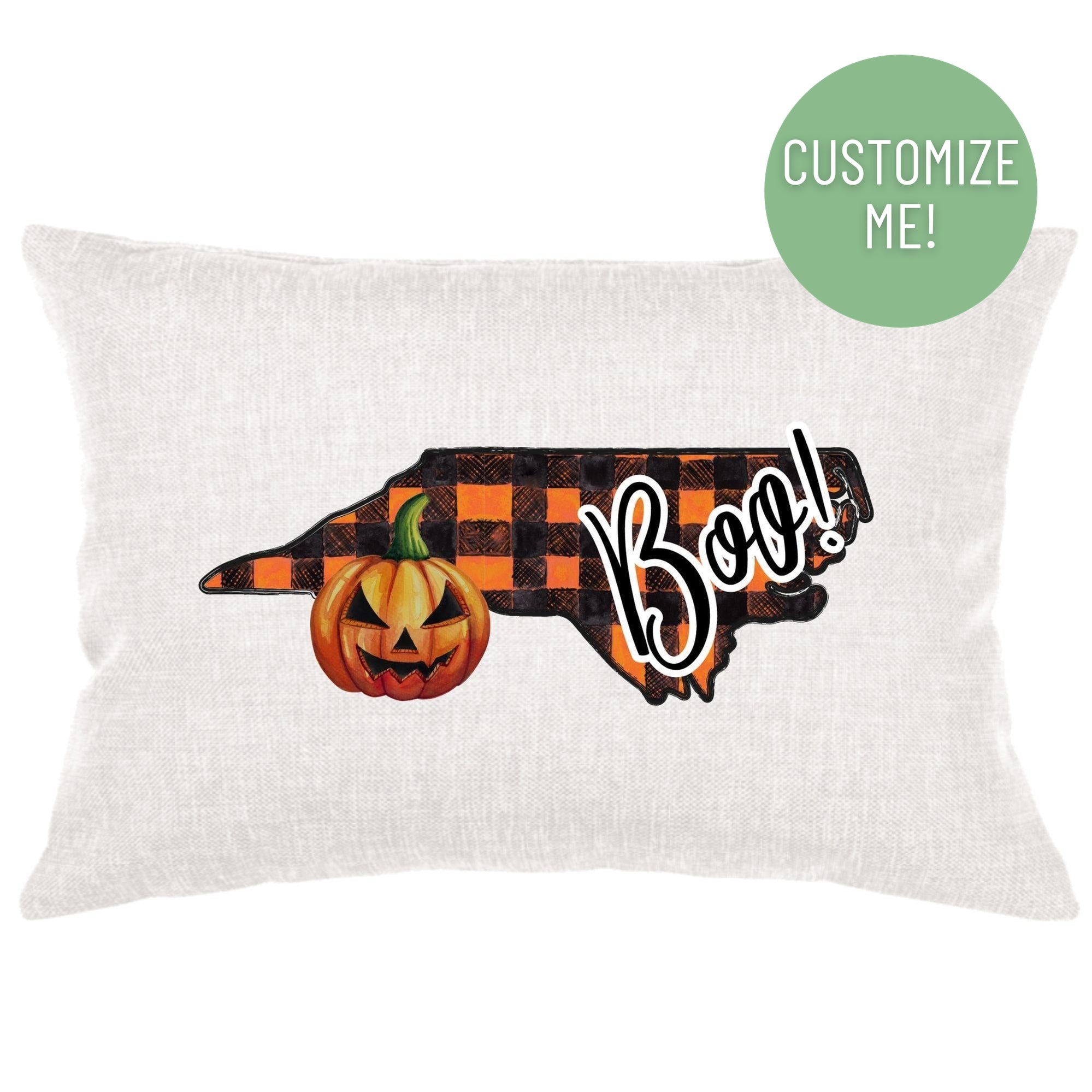 Jackolantern State Down Lumbar Pillow