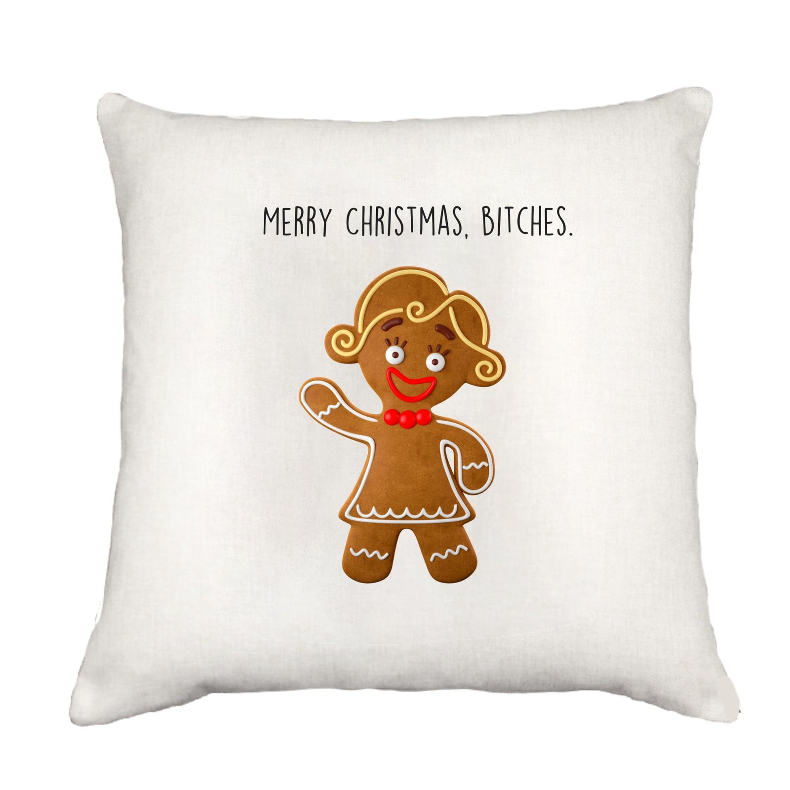 Merry Christmas B*tches Cottage Pillow Throw/Decorative Pillow - Southern Sisters