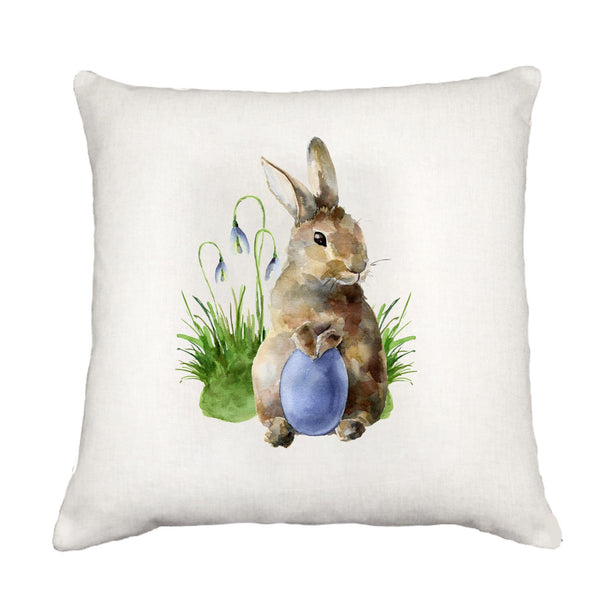 Bunny with Egg Down Pillow