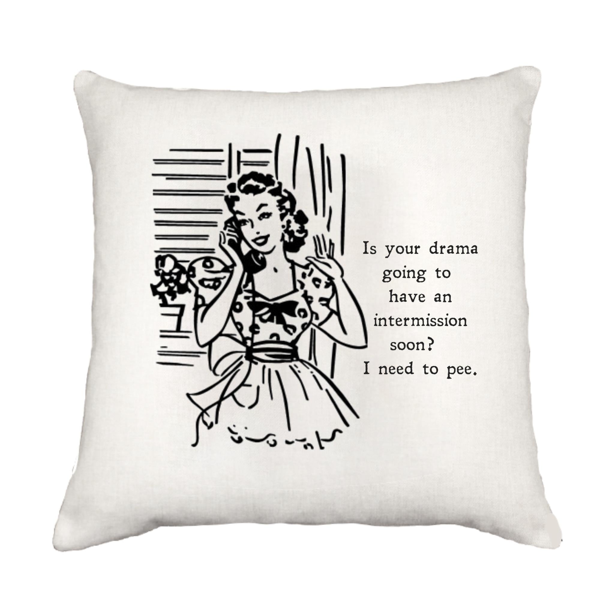 Drama Intermission Cottage Pillow Throw/Decorative Pillow - Southern Sisters
